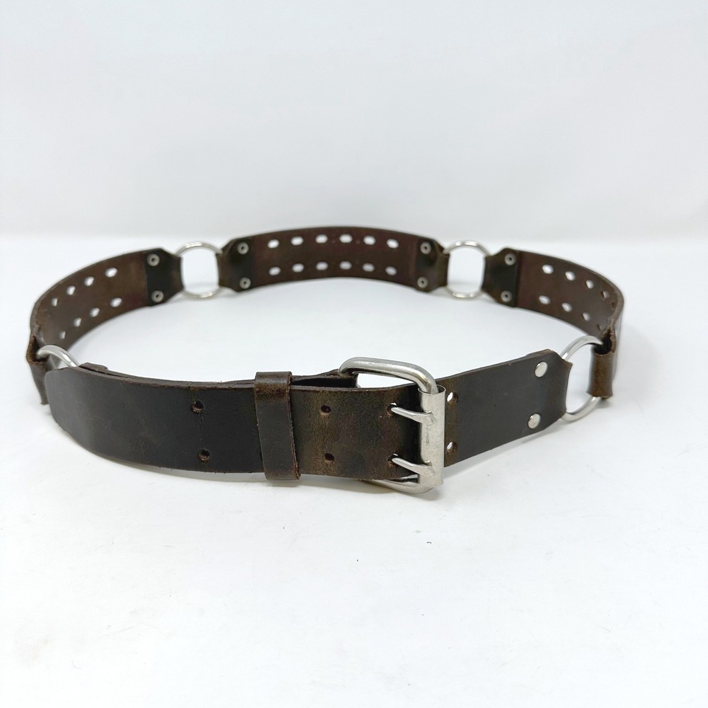 Hipwear Italian Leather 1.5" Harness Belt Brown L‎